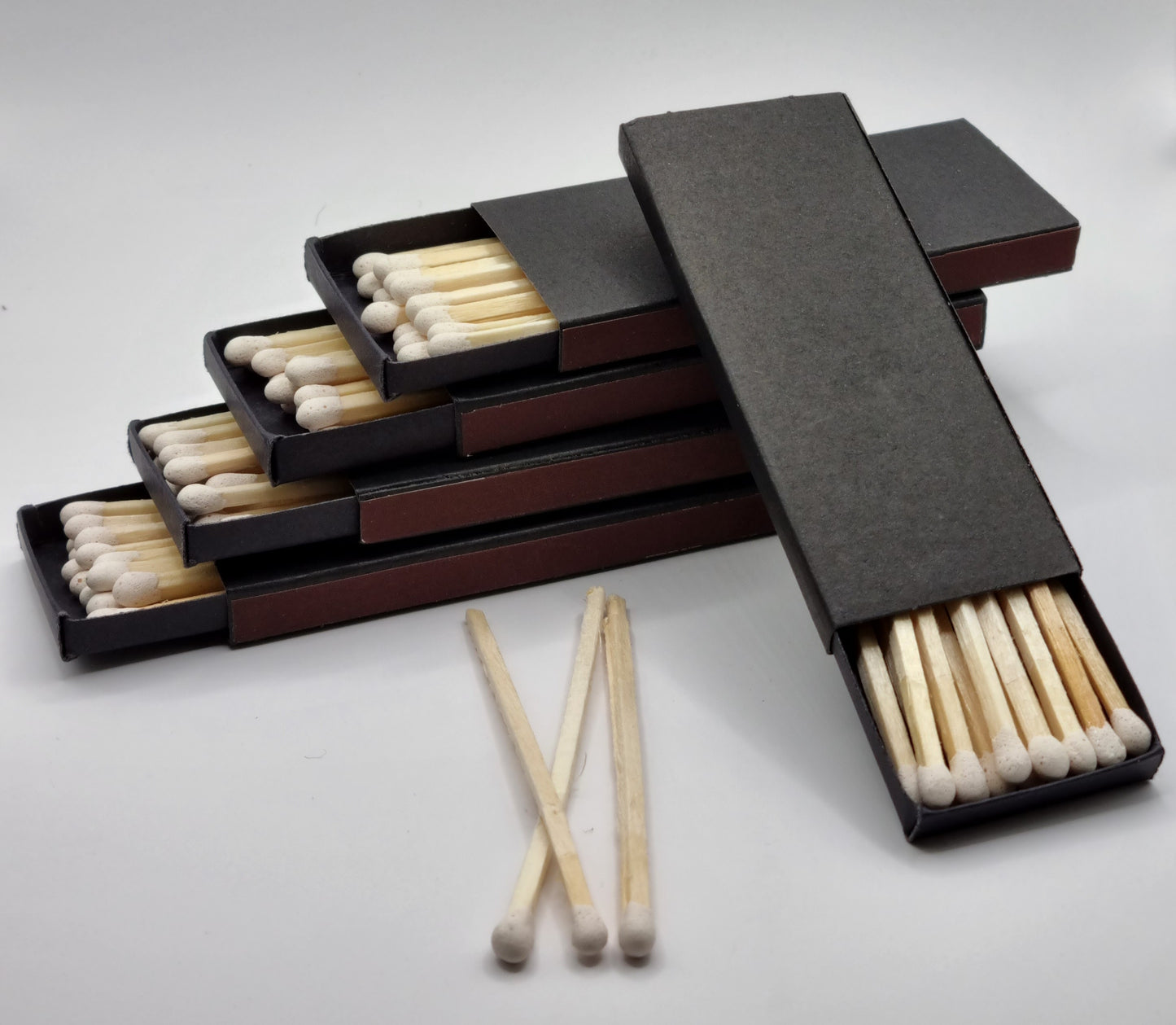 White Candle Match Box