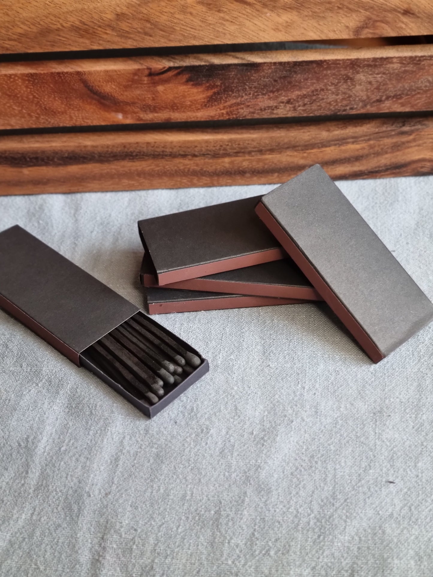 Black Candle Match Box