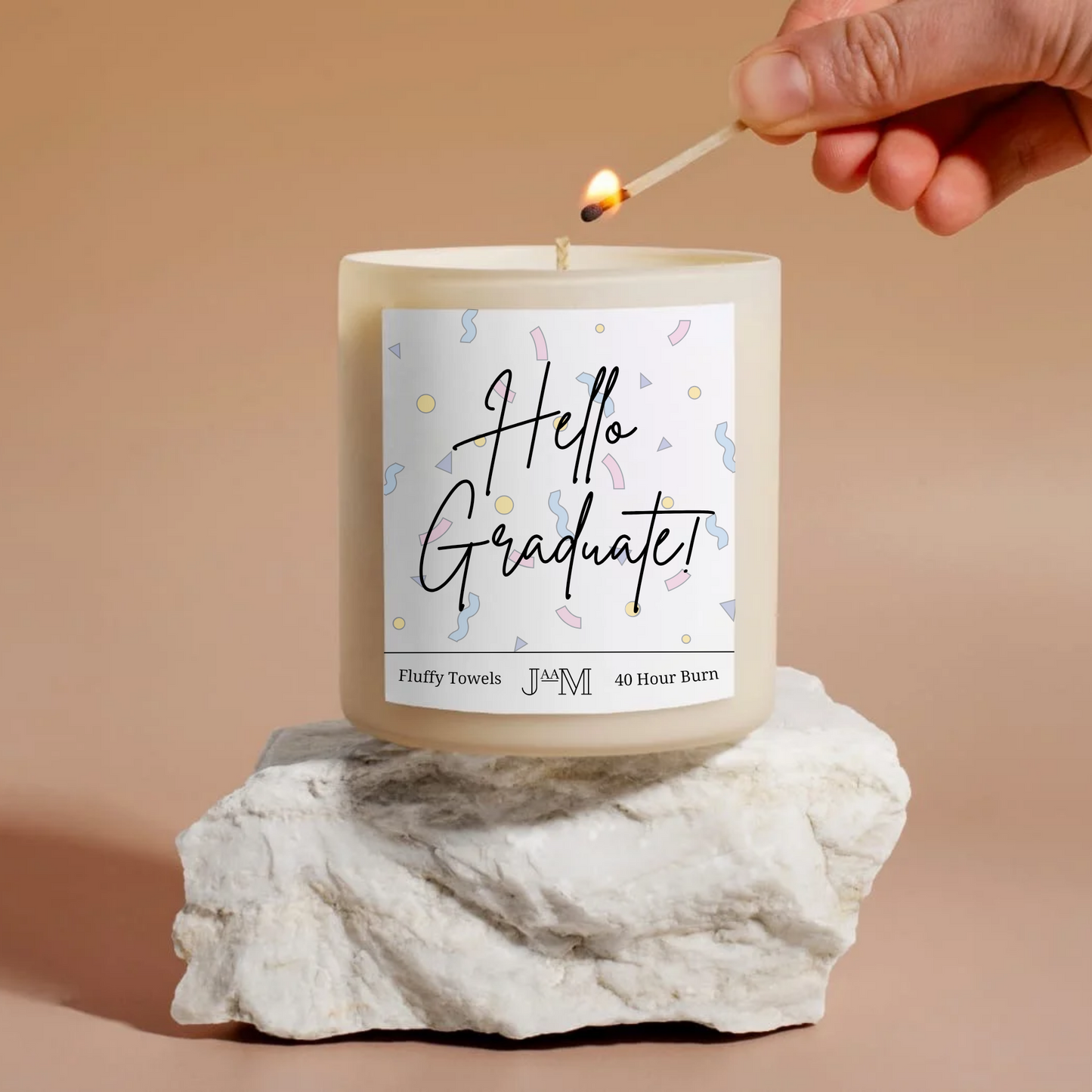 Hello Graduate Candle Gift Set
