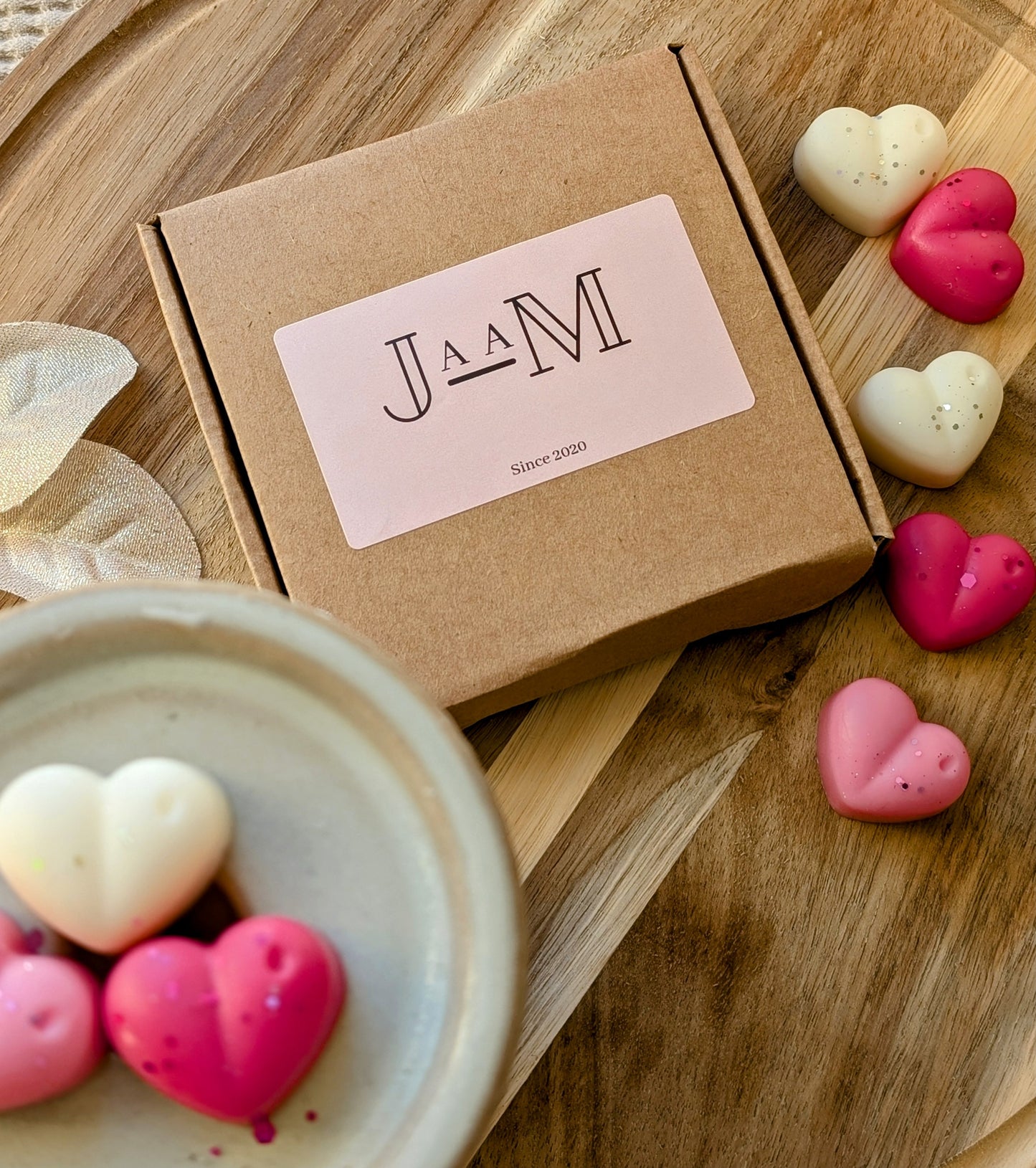 Pink Heart Wax Melts Selection Box