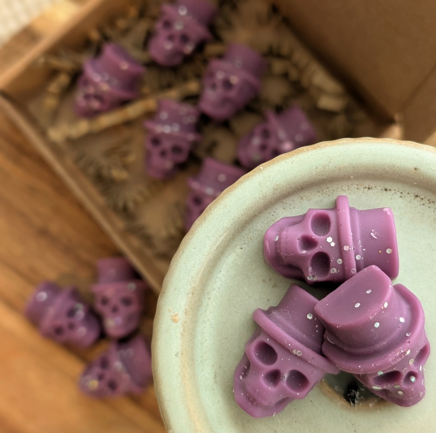 Toffee Apple Skull Wax Melts For Halloween