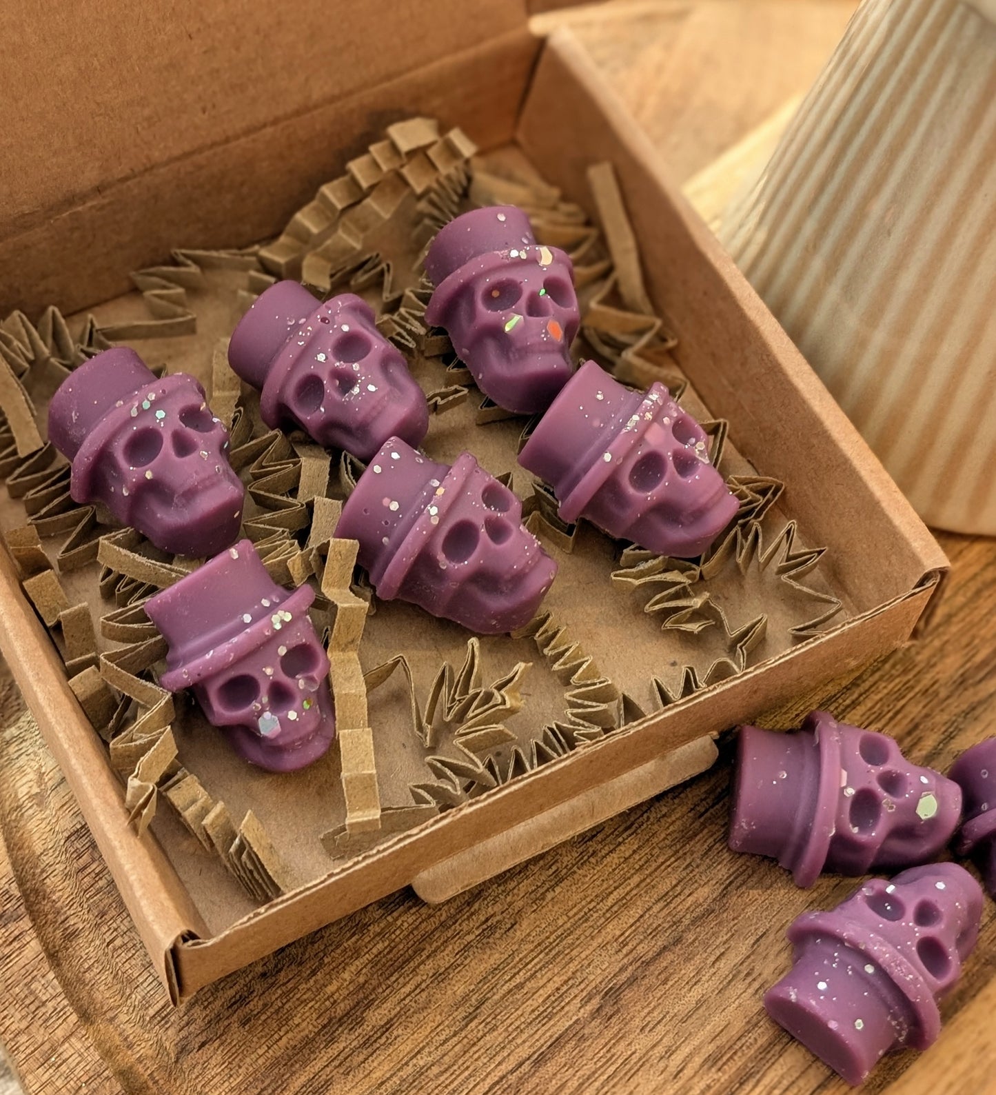 Toffee Apple Skull Wax Melts For Halloween