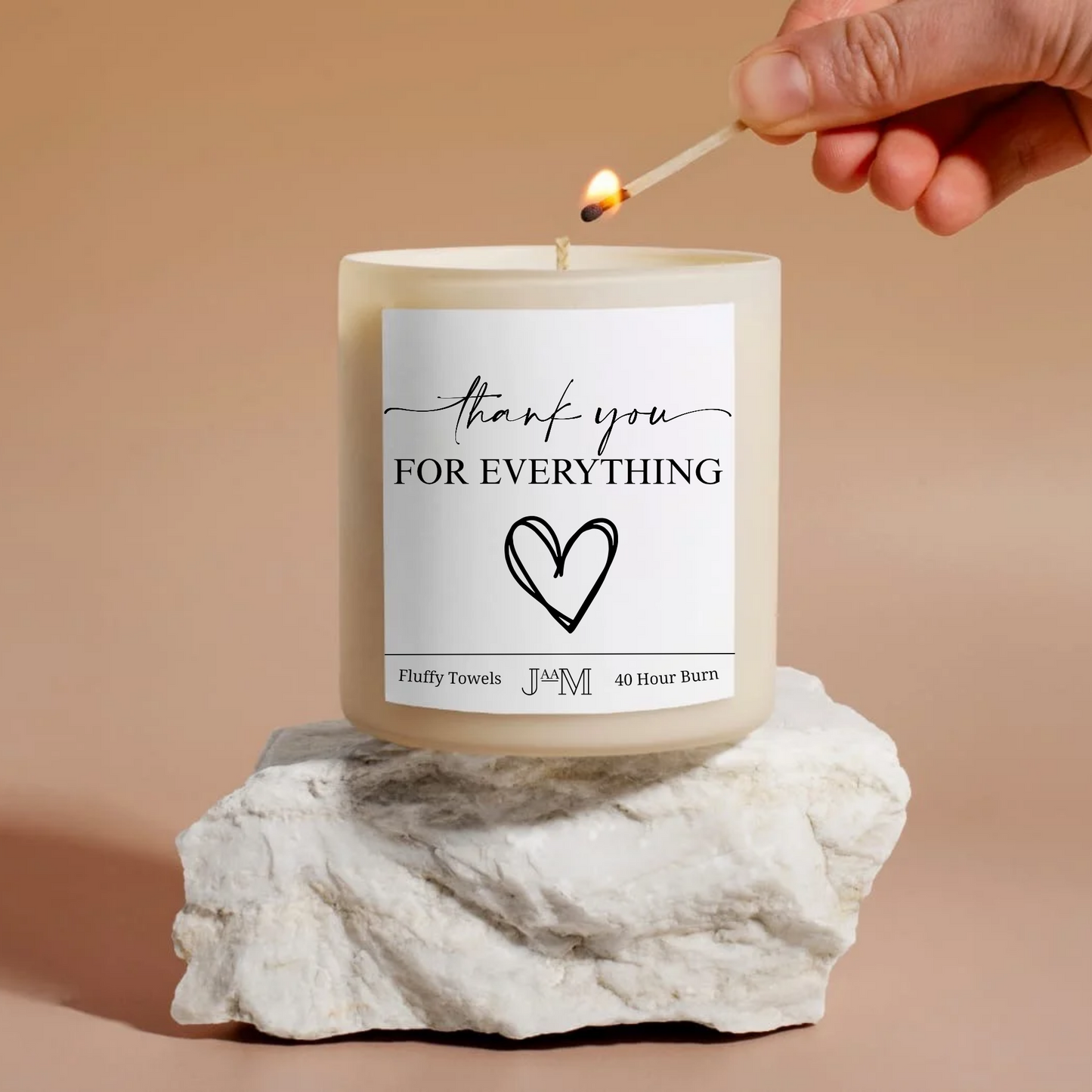 Thank You For Everything Candle Gift Box