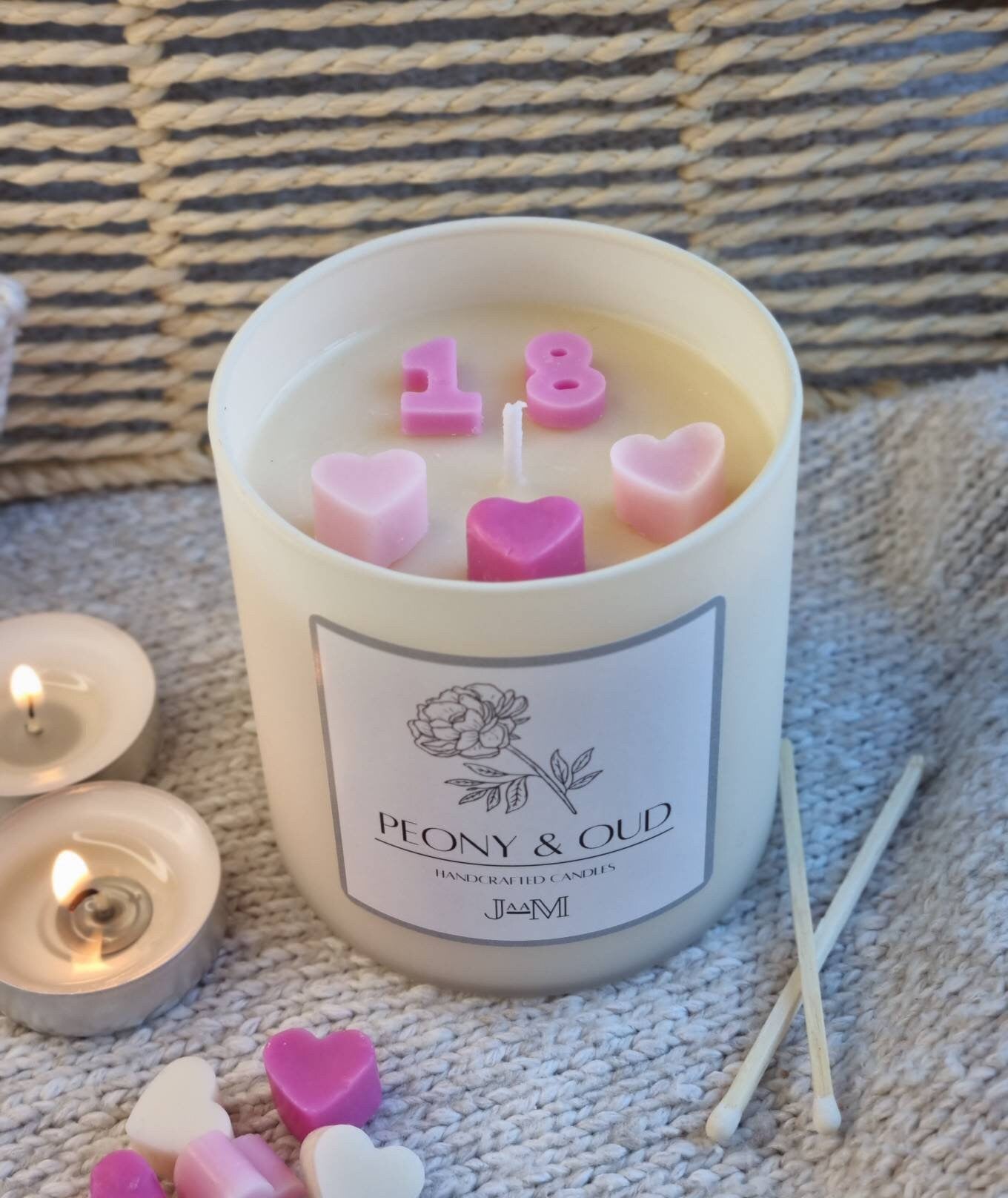 Personalised Birthday Candle Gift Set