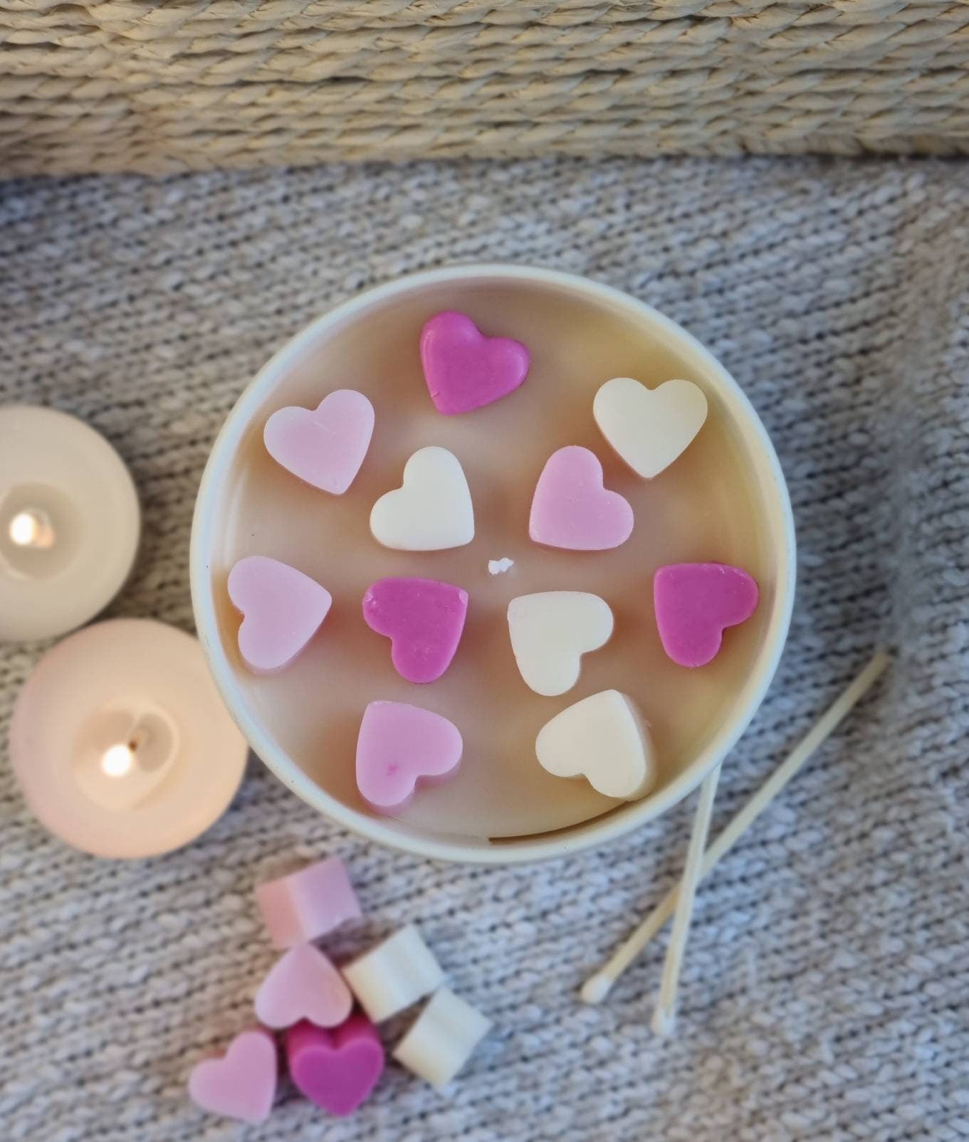 Vanilla candle. Candle. Candle gift vanilla. Vanilla candle set - My Store