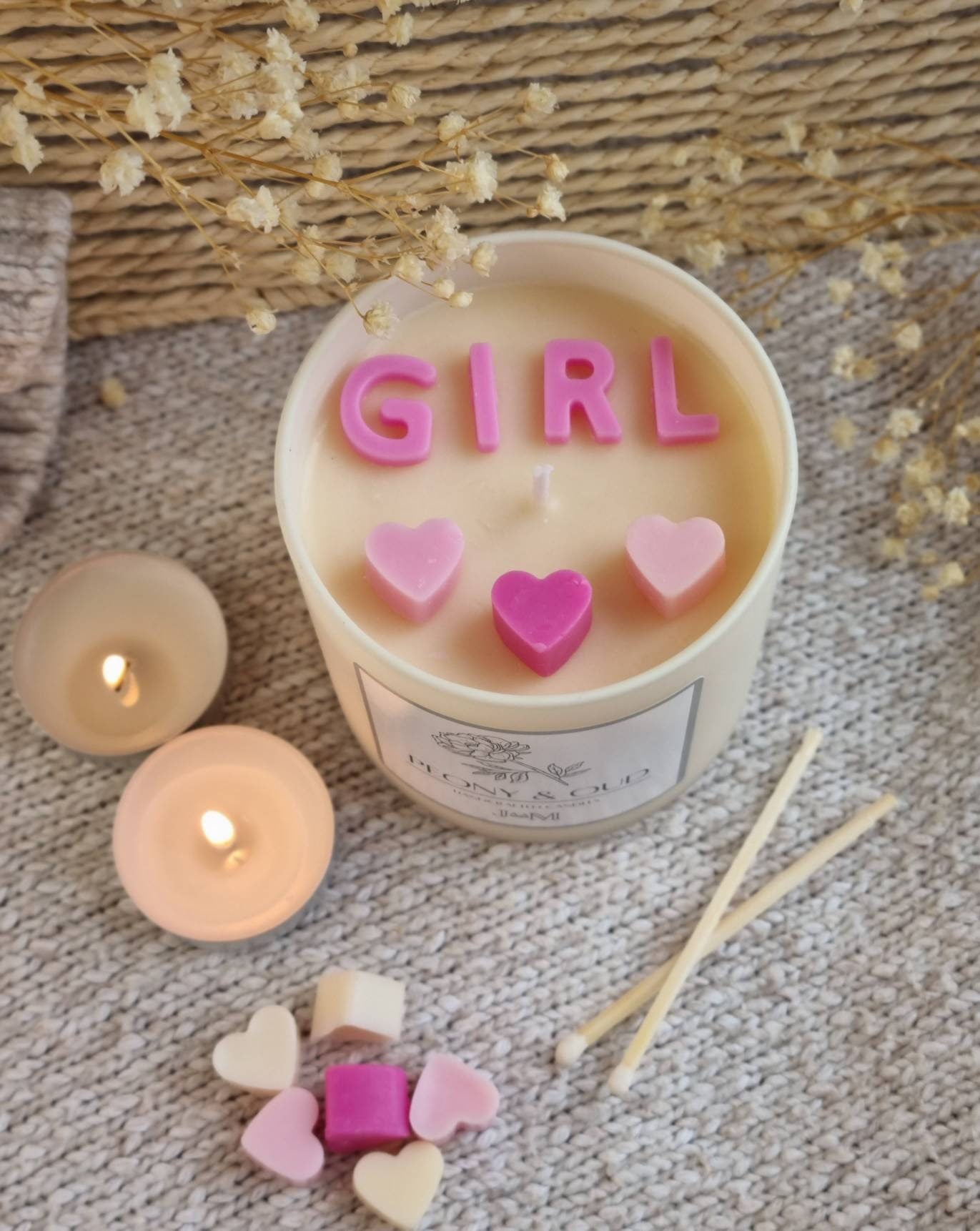 Baby Girl Candle Gift