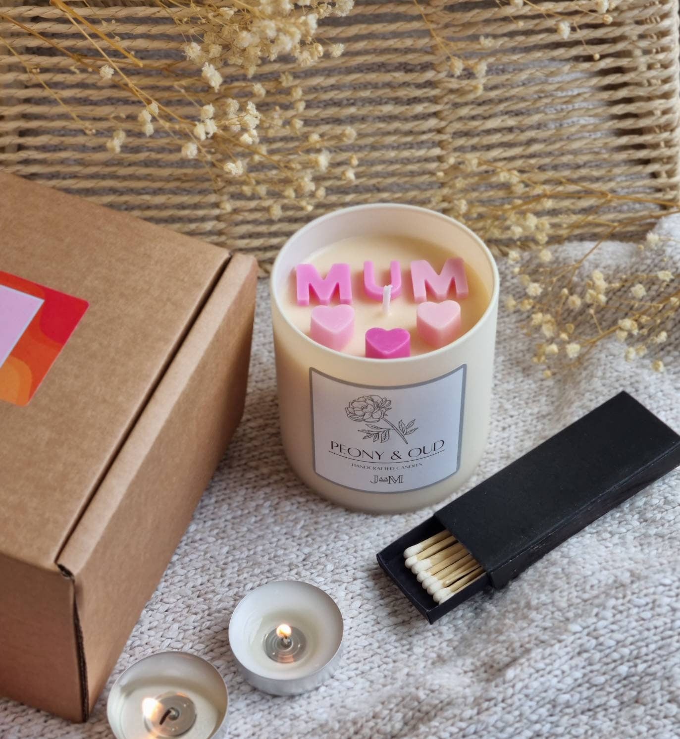 Mothers day candle. Mothers day gift. Candle for mum. - My Store