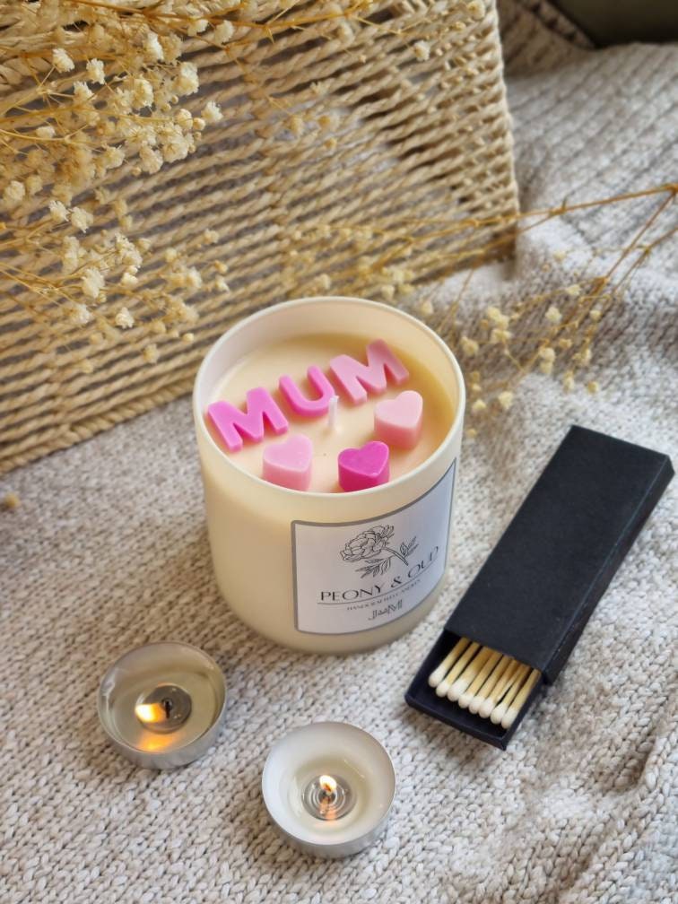 Mothers day candle. Mothers day gift. Candle for mum. - My Store