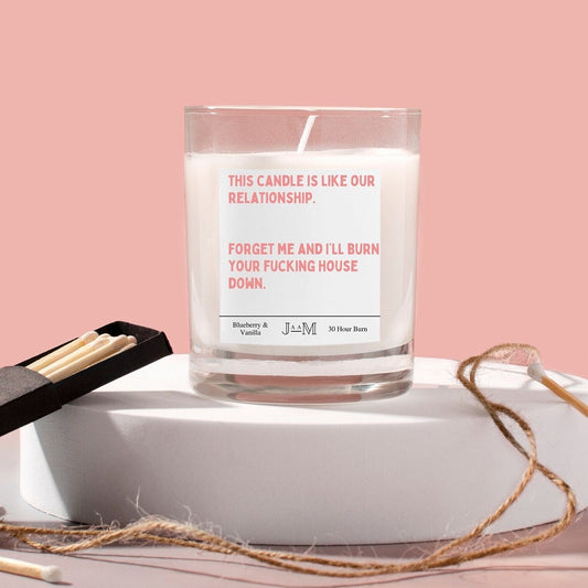 Our Relationship Is Like This Candle Gift