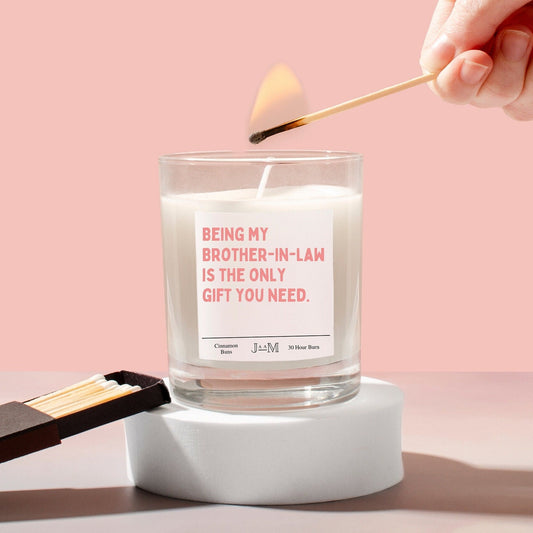 Brother In Law Candle Gift