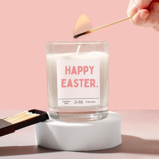 Happy Easter. Easter gift. Easter candle. Easter. - My Store