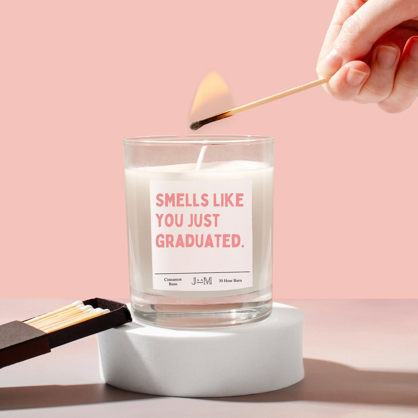 Graduation gift. Candle graduation. Smells like you graduated. Well done - My Store