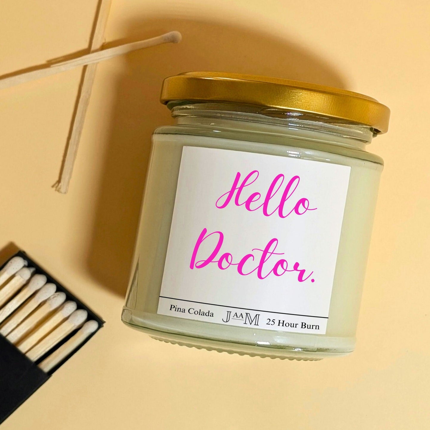 Doctor gift. New doctor. Hello doctor. Qualified doctor. Candle gift set. - My Store