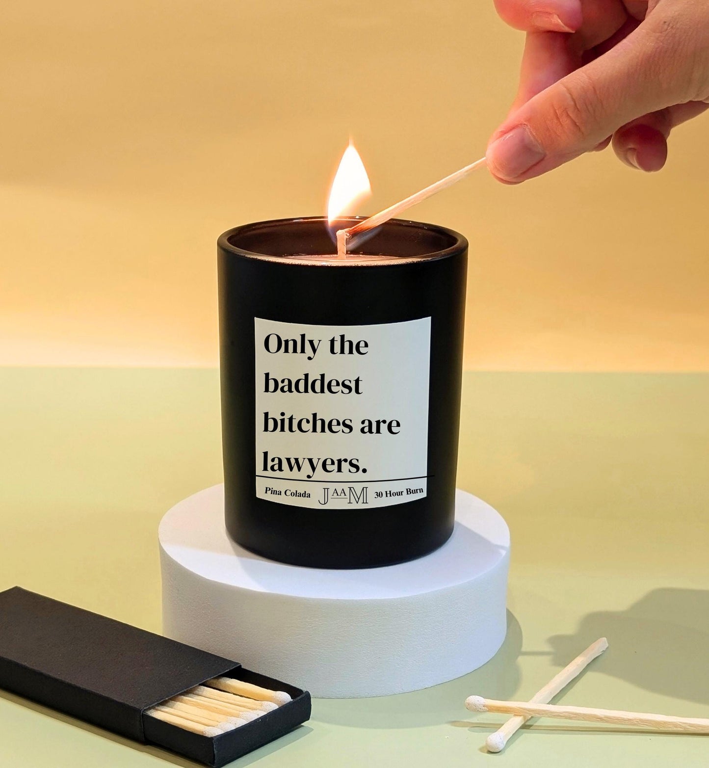 Baddest Bitch Lawyer Candle