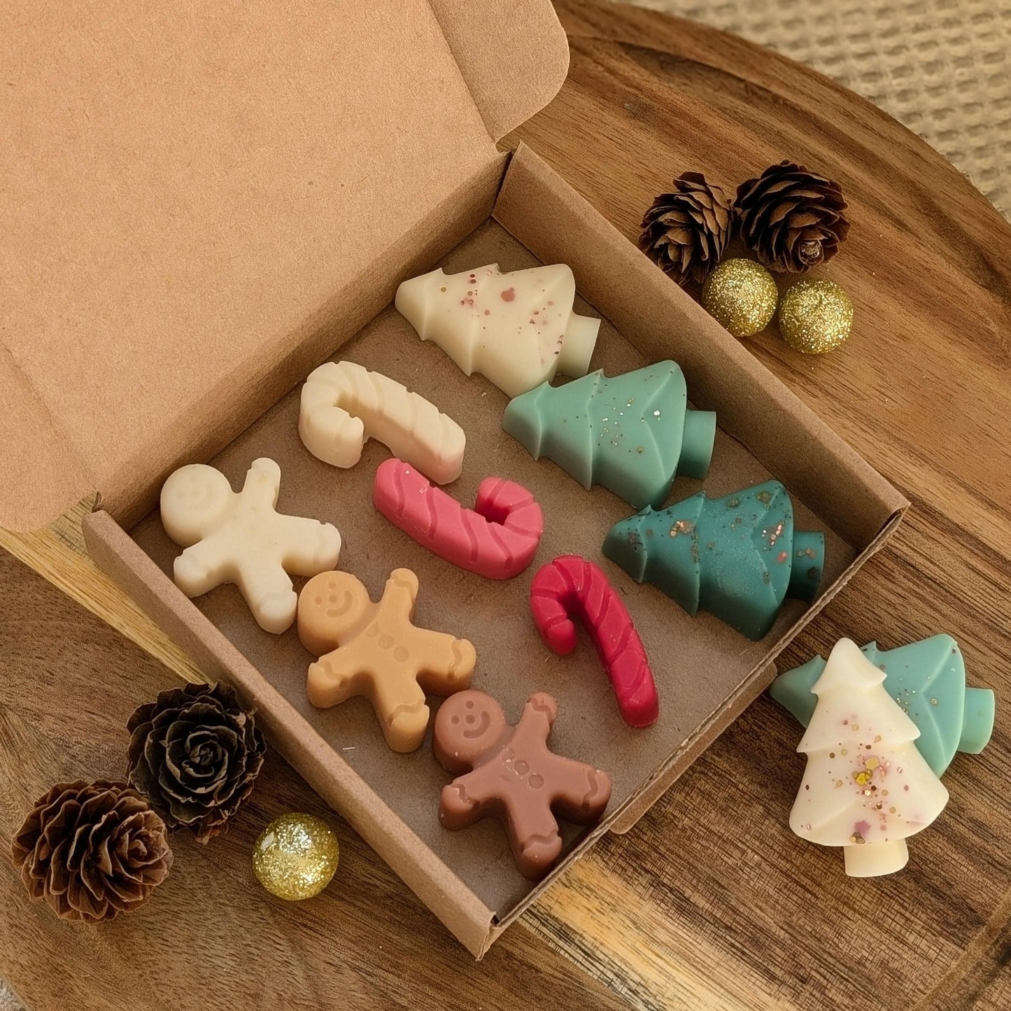 Christmas wax melt selection box. Christmas home decor. - My Store