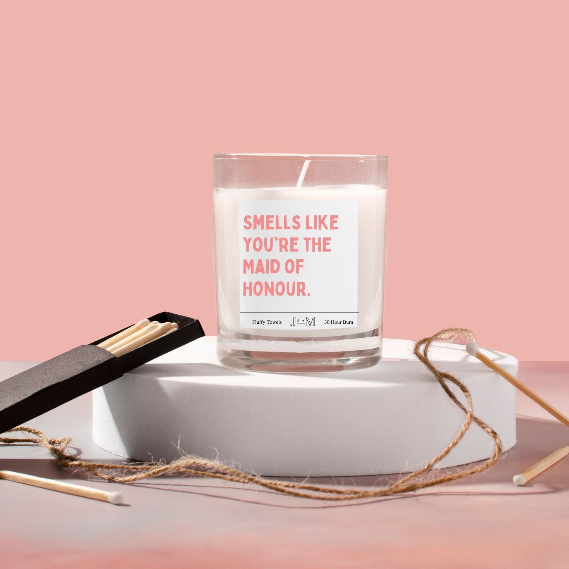 Maid Of Honour Proposal Candle - My Store