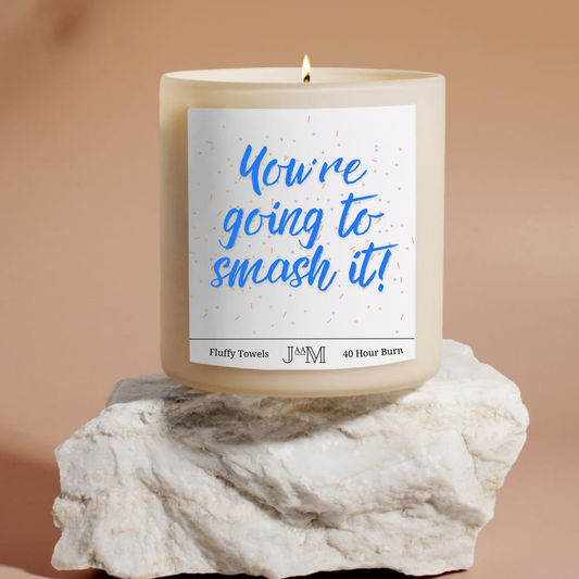 You're Going To Smash It Candle Gift For Student