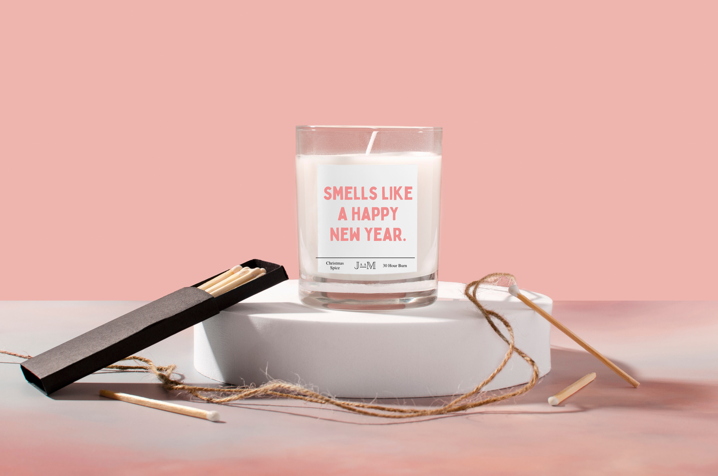 Smells Like A Happy New Year Candle Gift