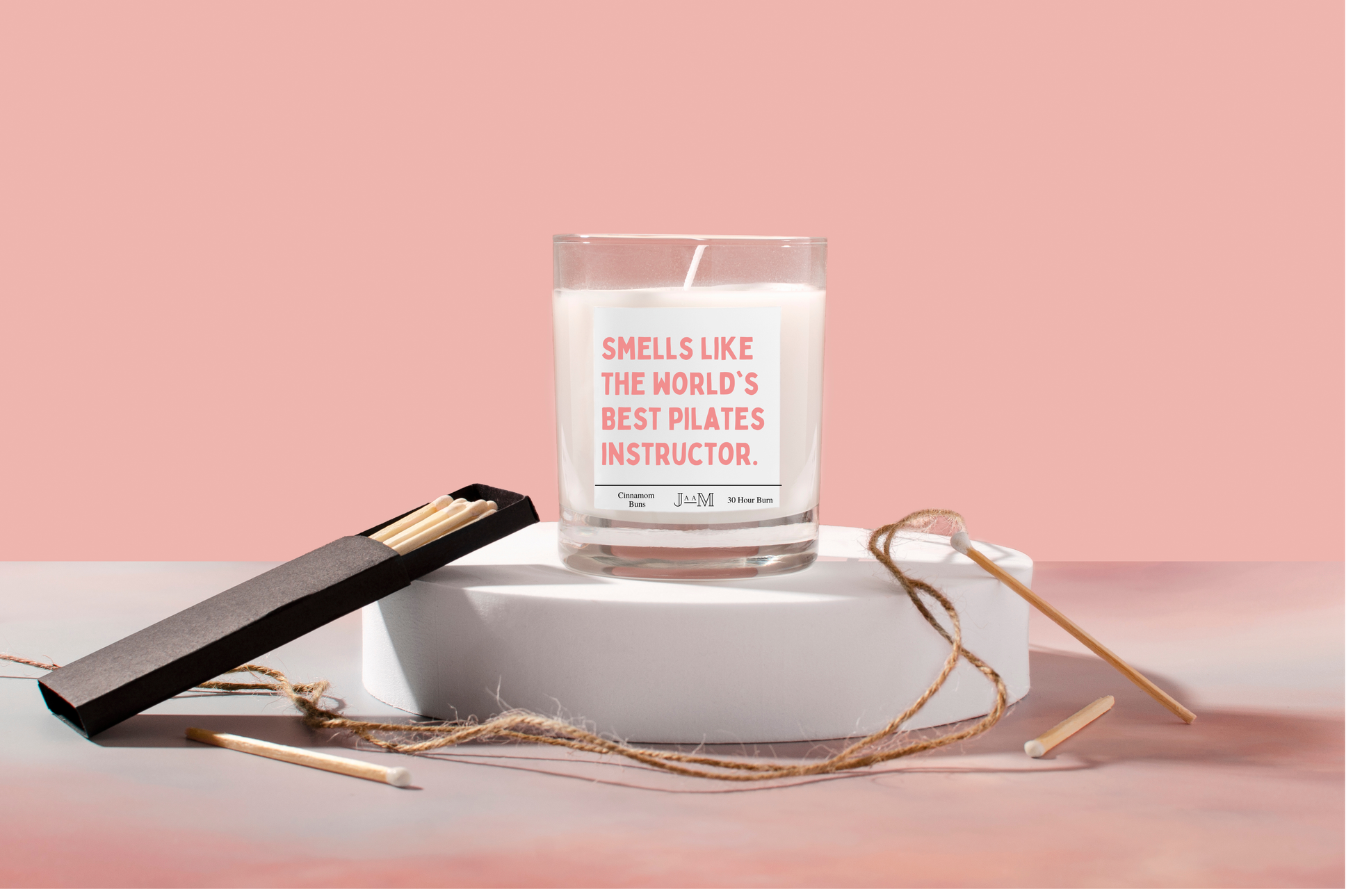 Worlds Best Pilates Instructor Candle Gift - My Store