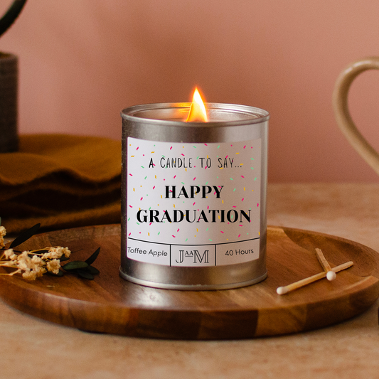 Happy Graduation Wood Wick Candle - My Store