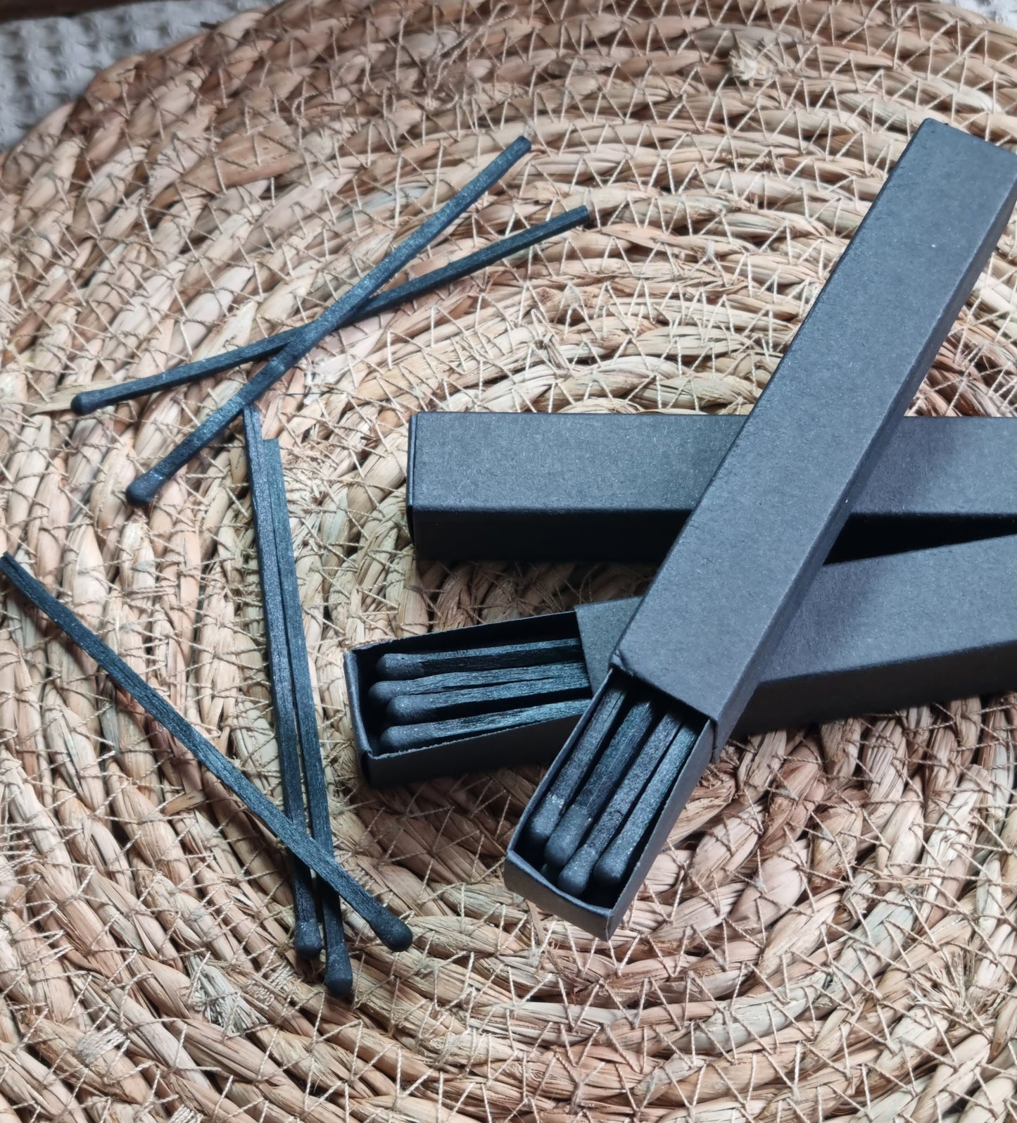 Extra Long Black Candle Matches