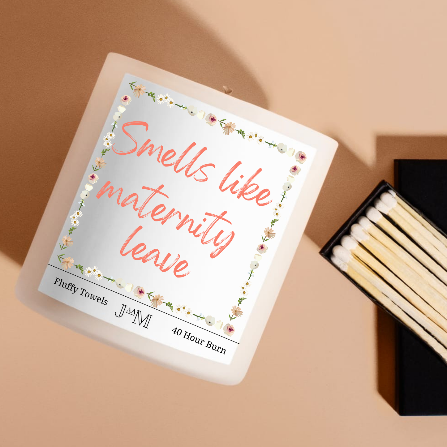 Smells Like Maternity Leave Candle Gift Box