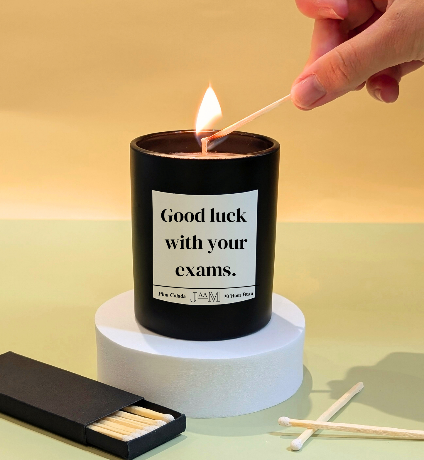 Good Luck With Your Exams Candle