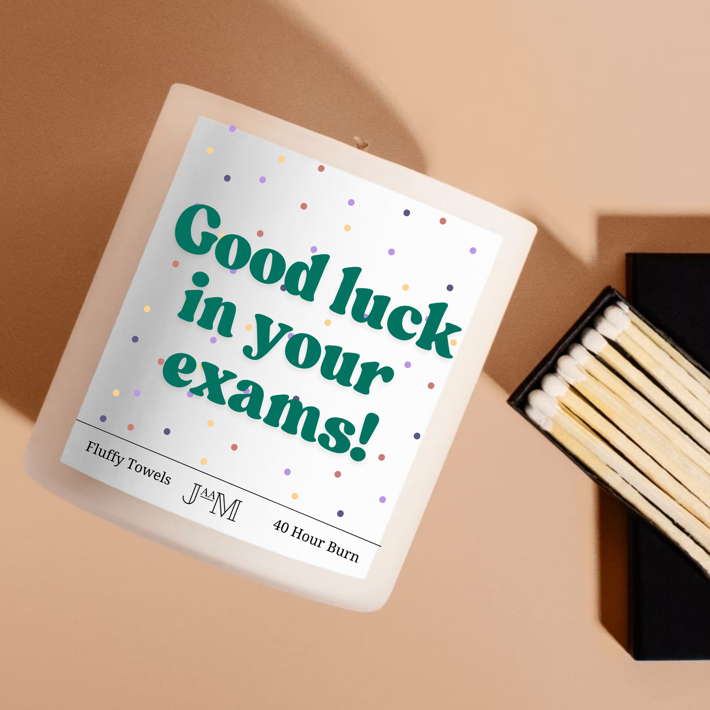 Good Luck With Your Exams Candle Gift
