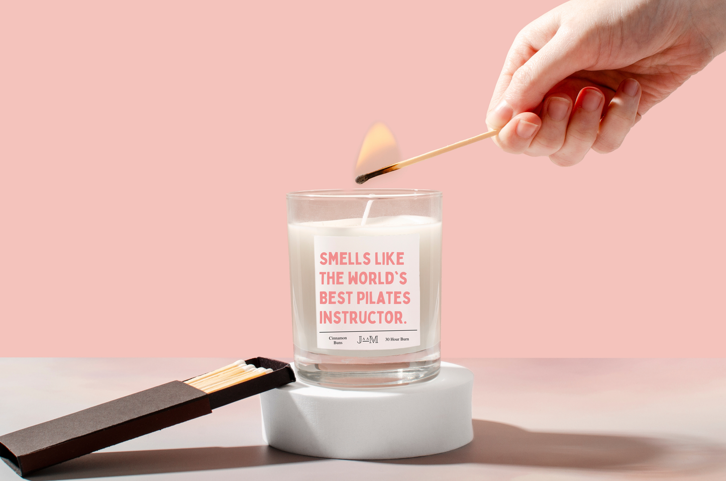 Worlds Best Pilates Instructor Candle Gift - My Store