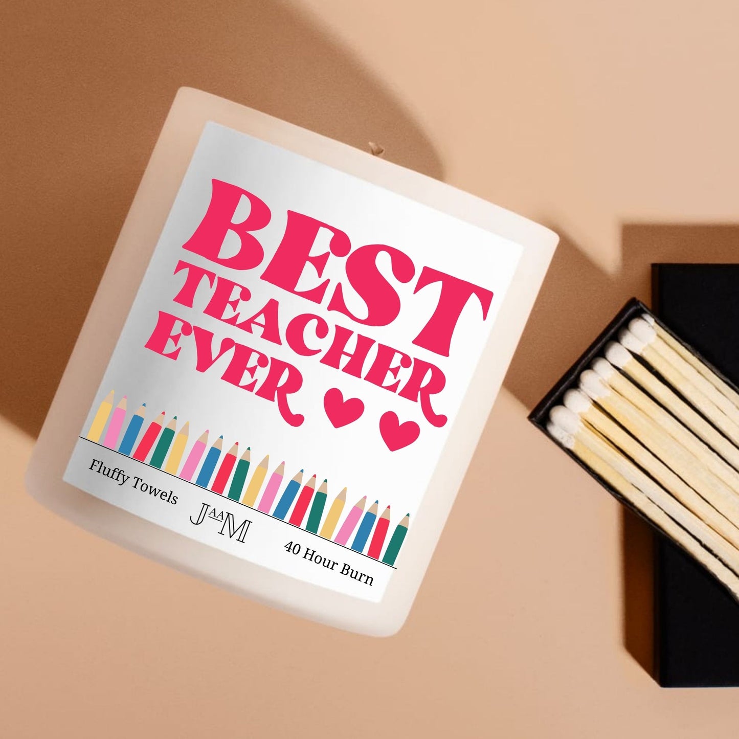 Best Teacher Ever Candle - My Store