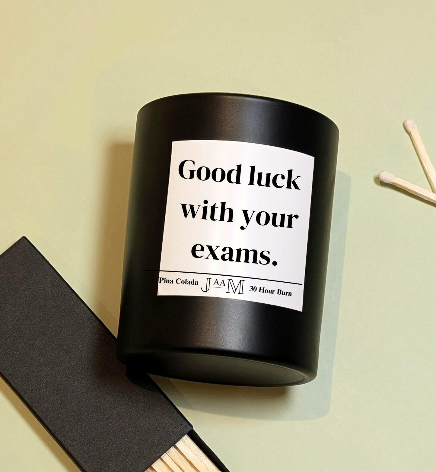 Good Luck With Your Exams Candle