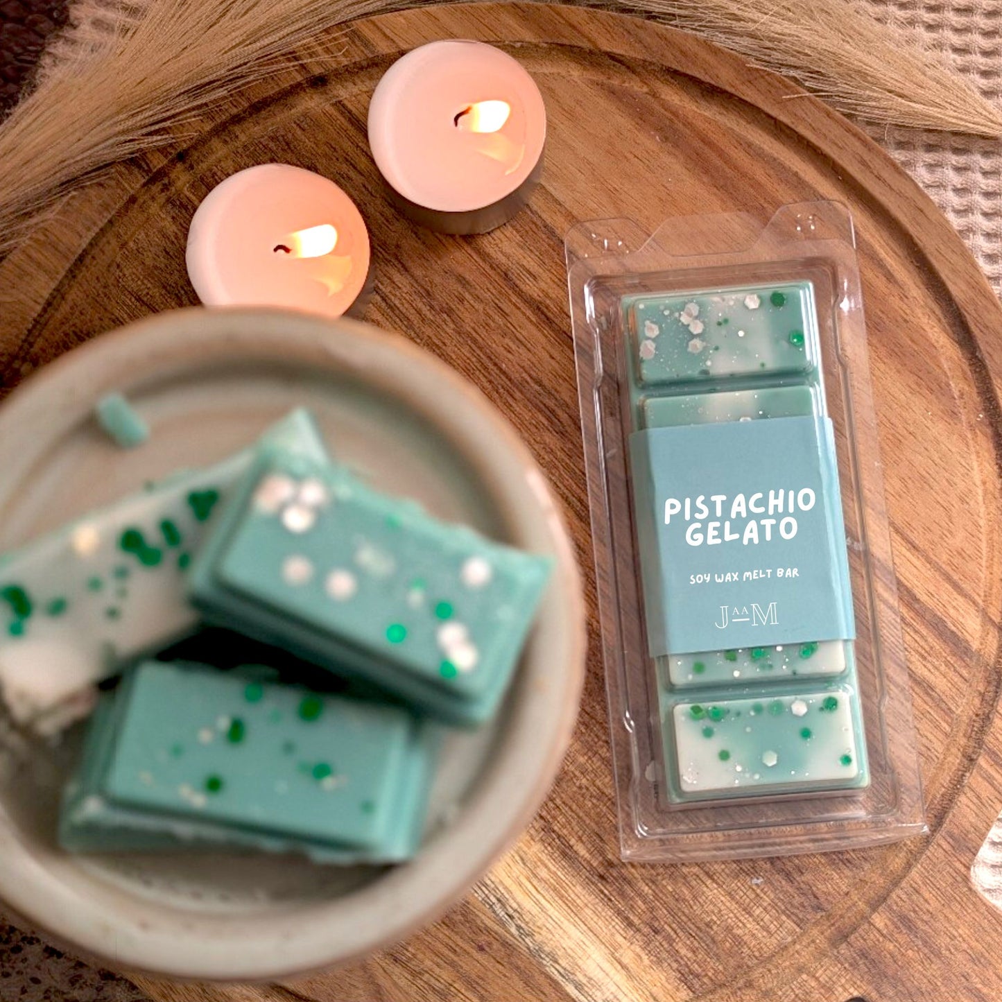 Pistachio Gelato Wax Melt Snap Bar - My Store