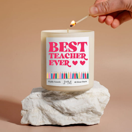 Best Teacher Ever Candle - My Store