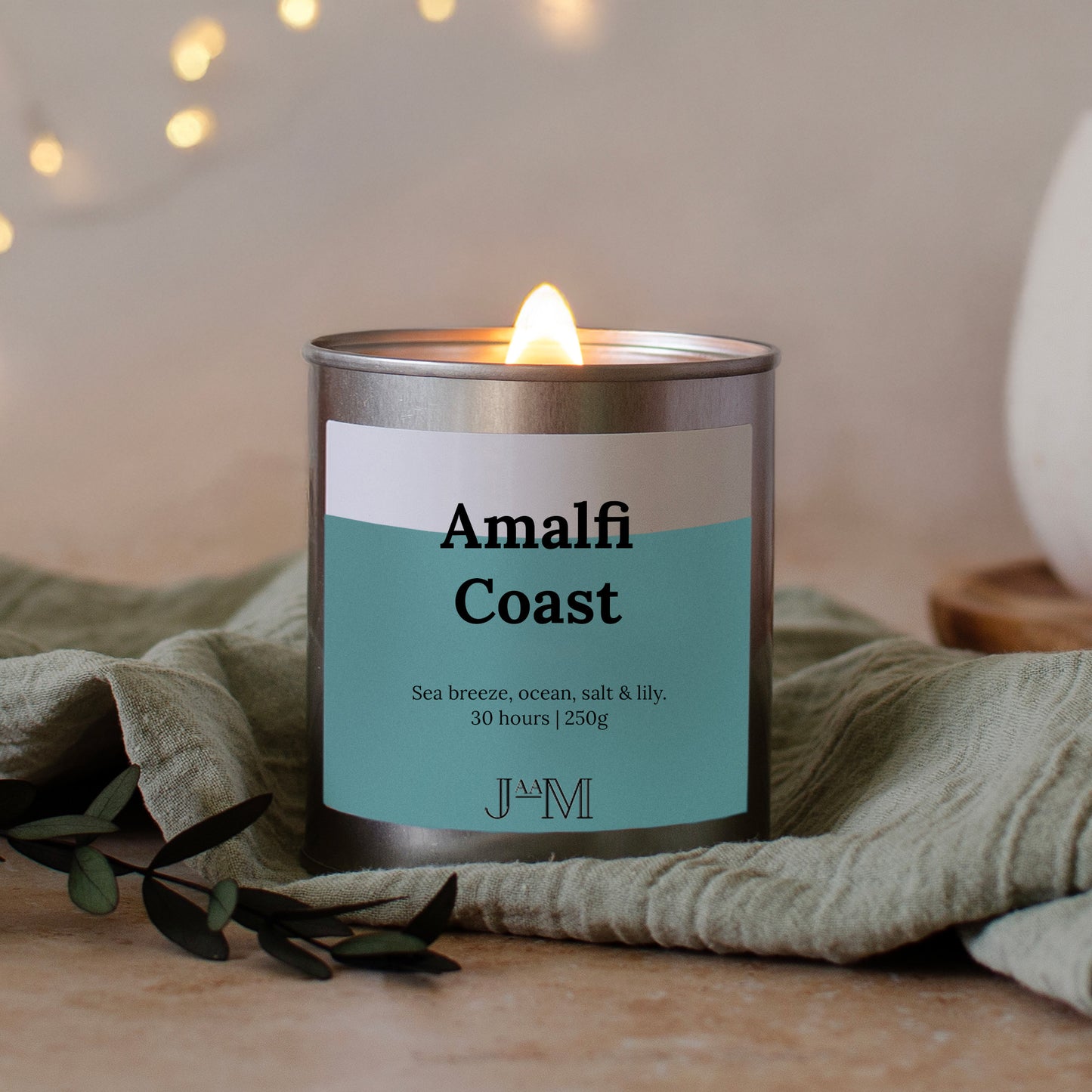 Amalfi Coast Wood Wick Candle - My Store