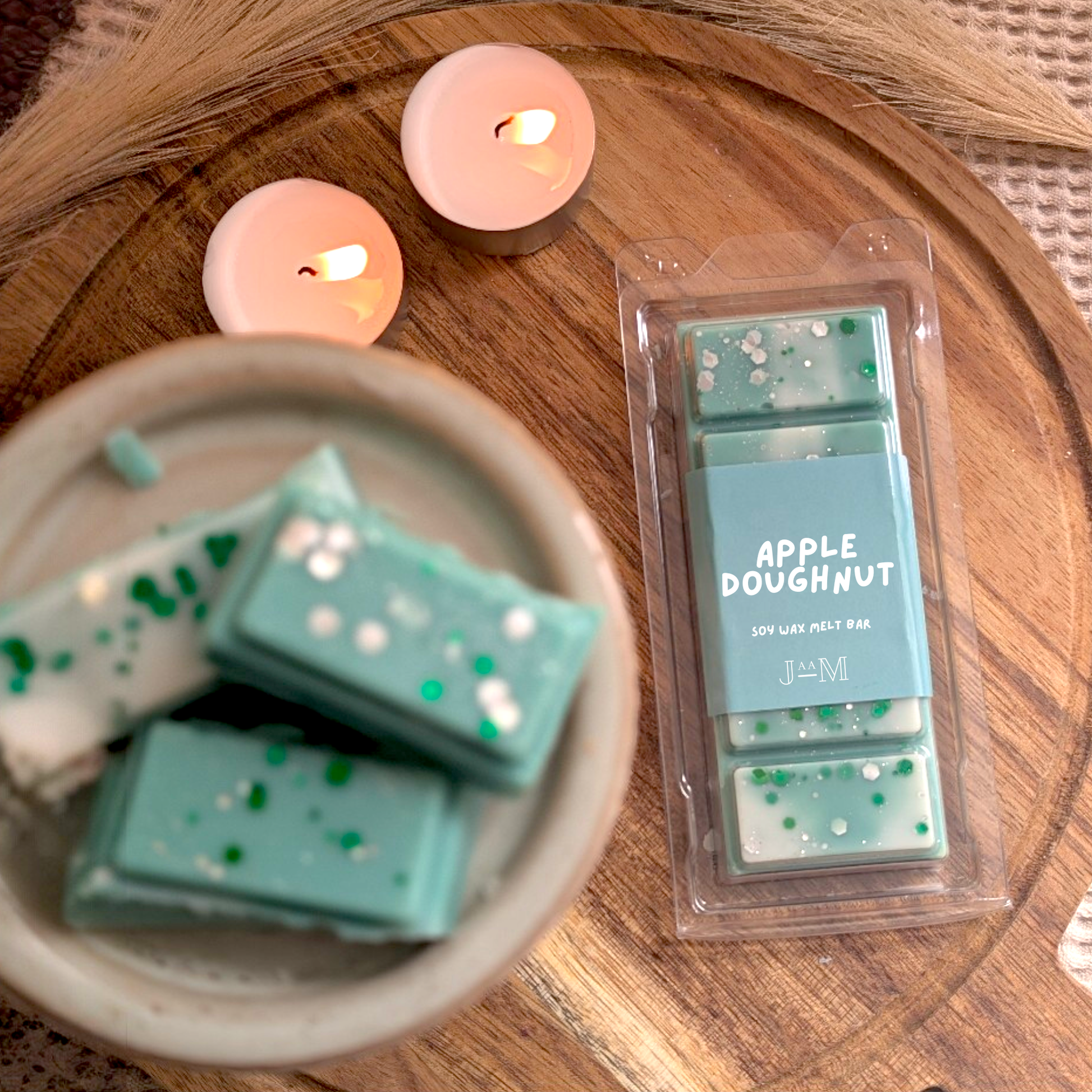 Apple Doughnut Wax Melt Snap Bar - My Store