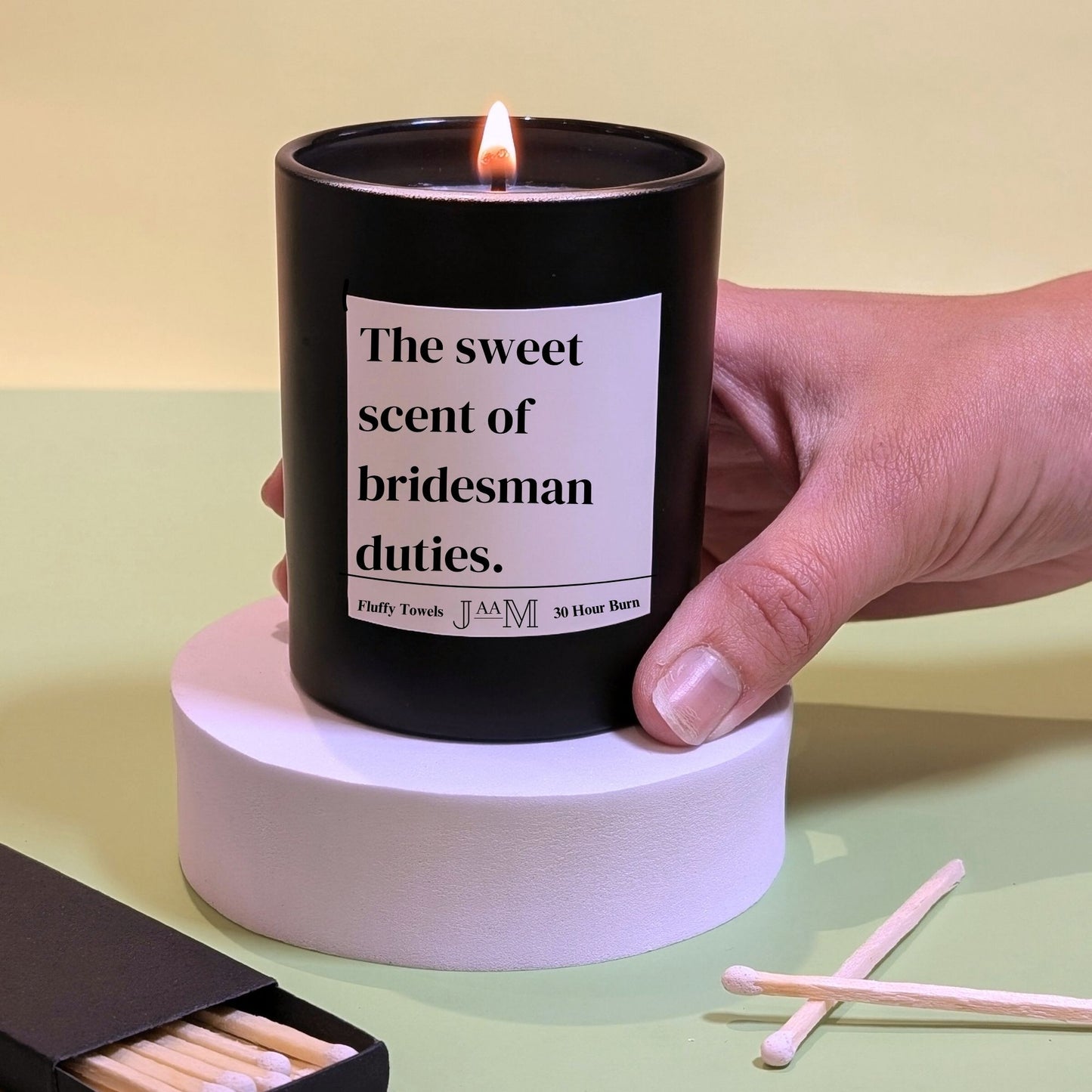 Bridesman Candle Gift For Him - My Store