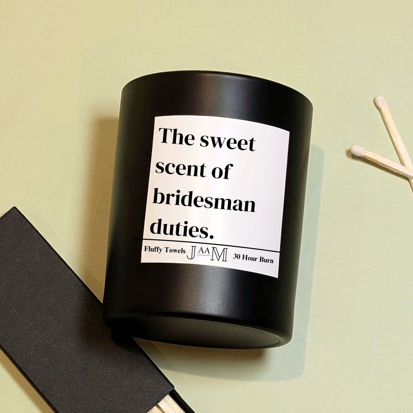 Bridesman Candle Gift For Him - My Store