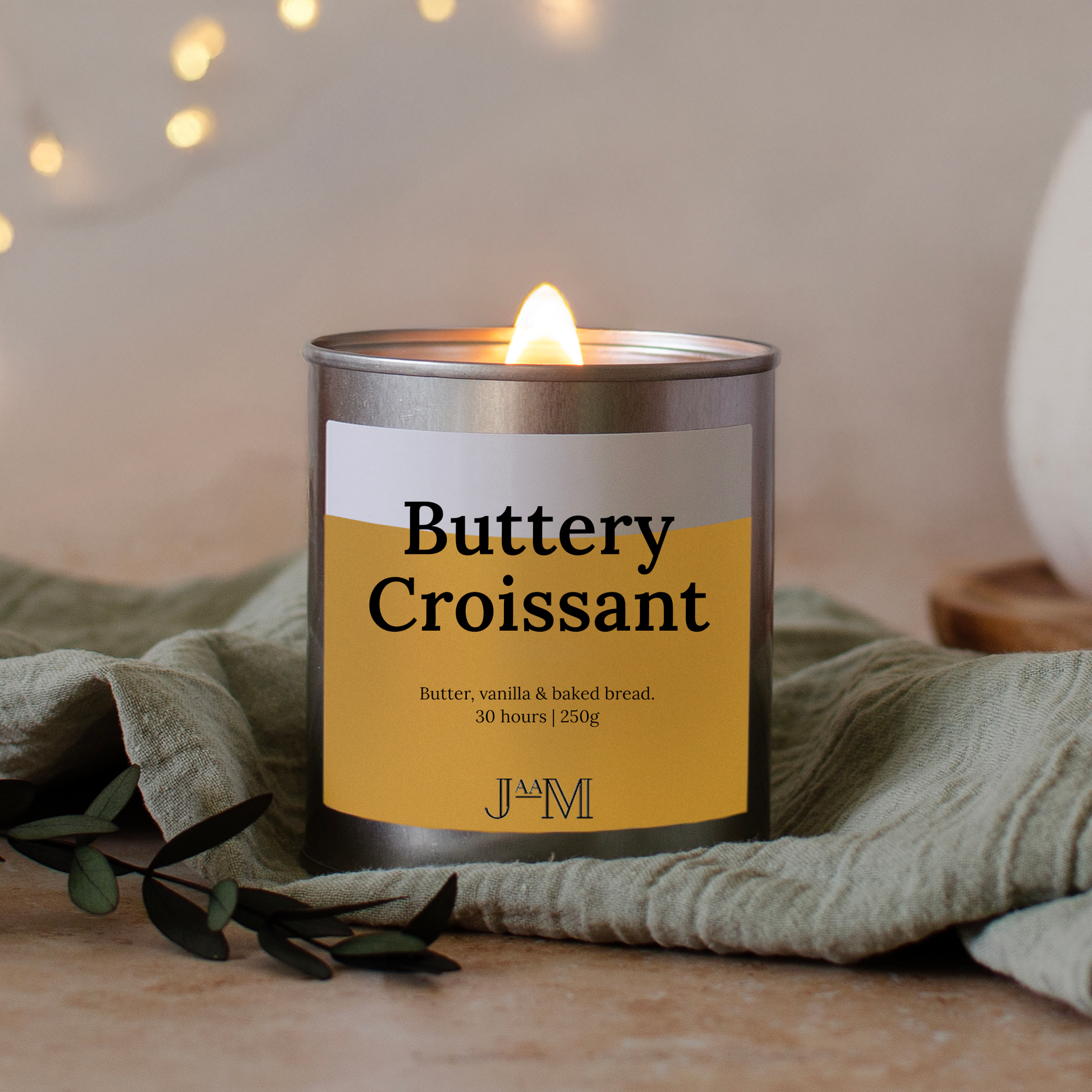Buttery Croissant Wood Wick Candle - My Store