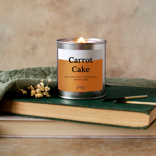 Carrot Cake Wood Wick Candle - My Store