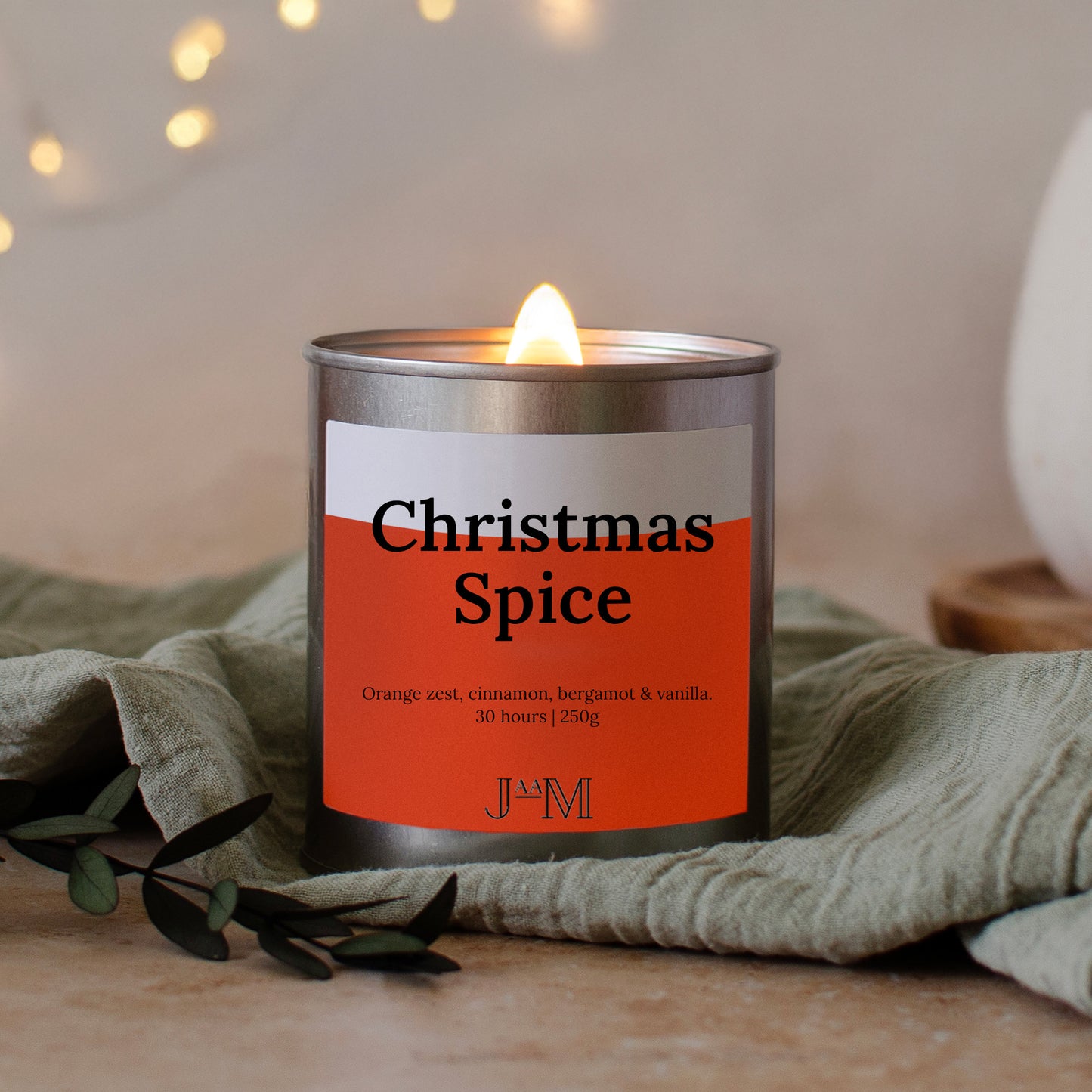 Christmas Spice Wood Wick Candle - My Store