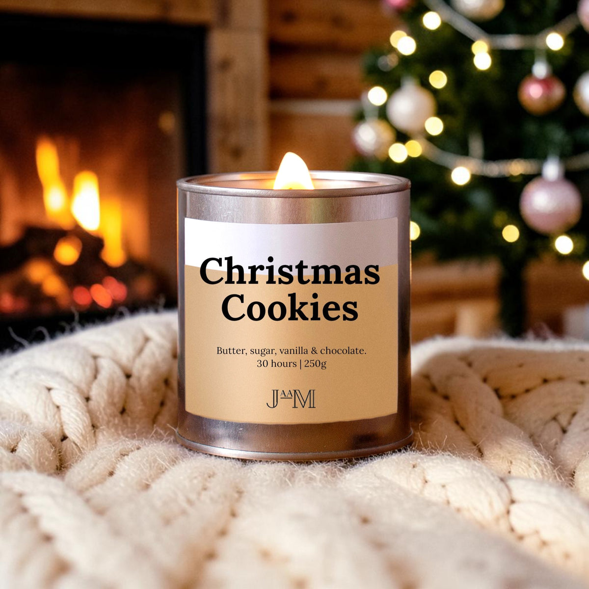 Christmas Cookies Wood Wick Candle - My Store