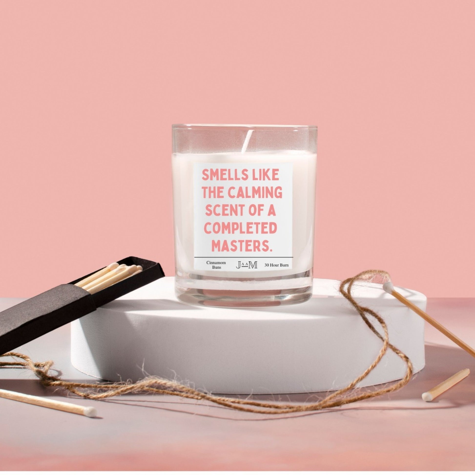 Completed Masters Candle Graduation Gift - My Store