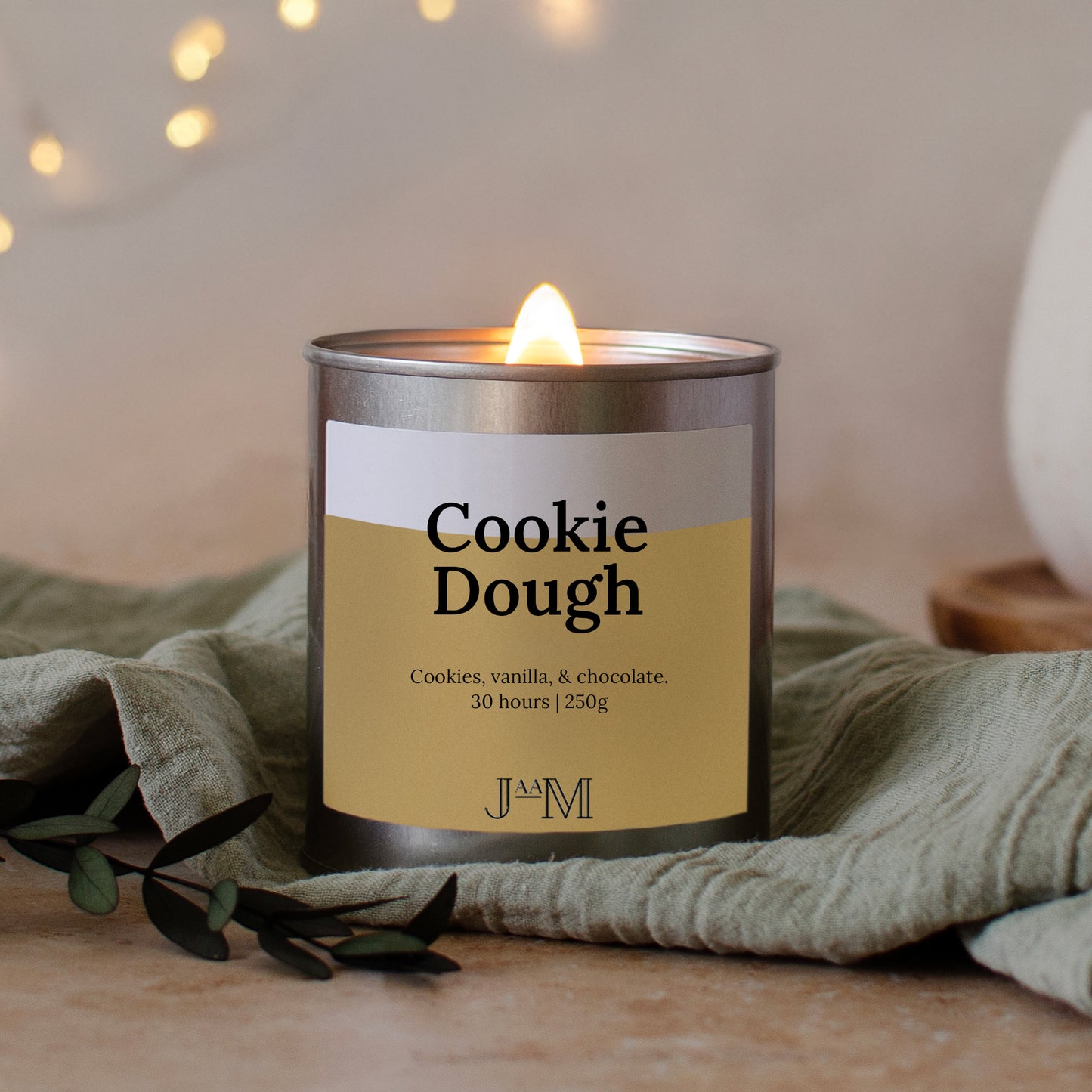 Cookie Dough Scented Wood Wick Candle