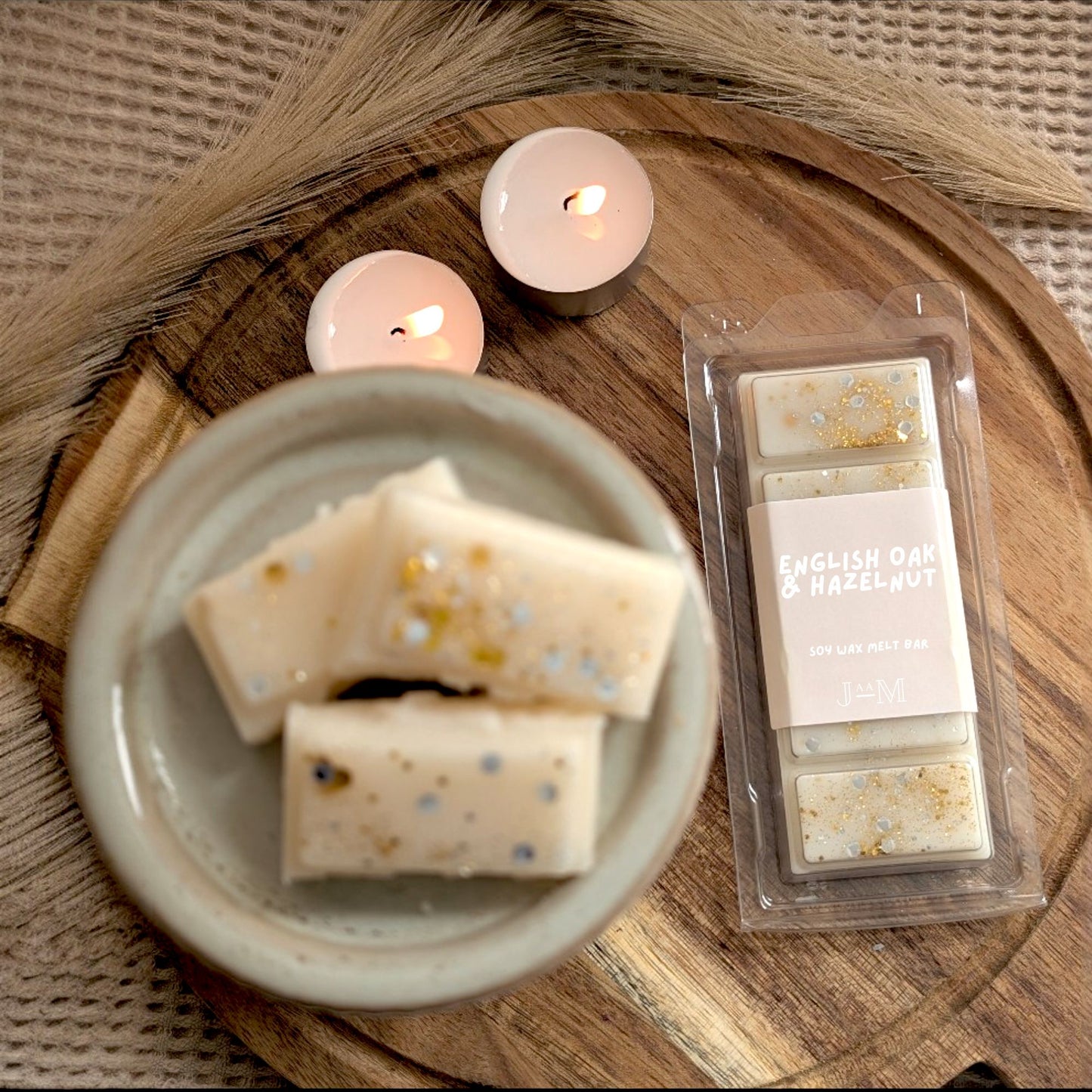 English Oak & Hazelnut Wax Melt Snap Bar