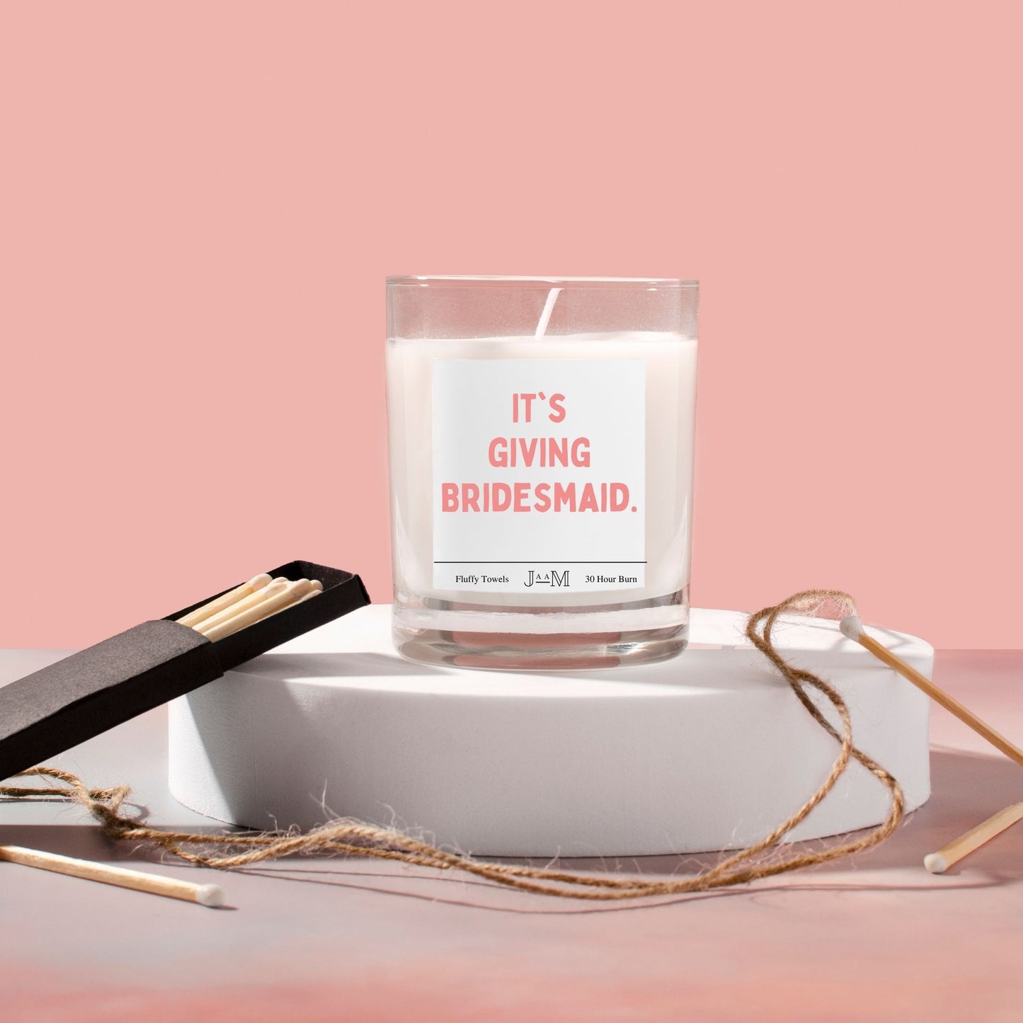 It's Giving Bridesmaid Proposal Candle - My Store