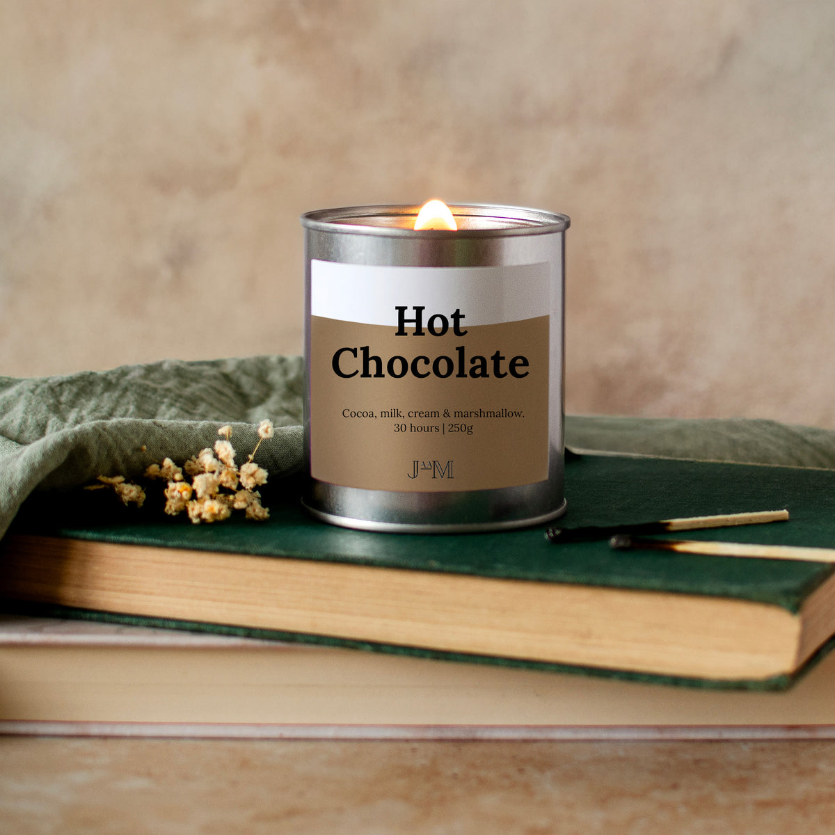 Hot Chocolate Wood Wick Candle - My Store