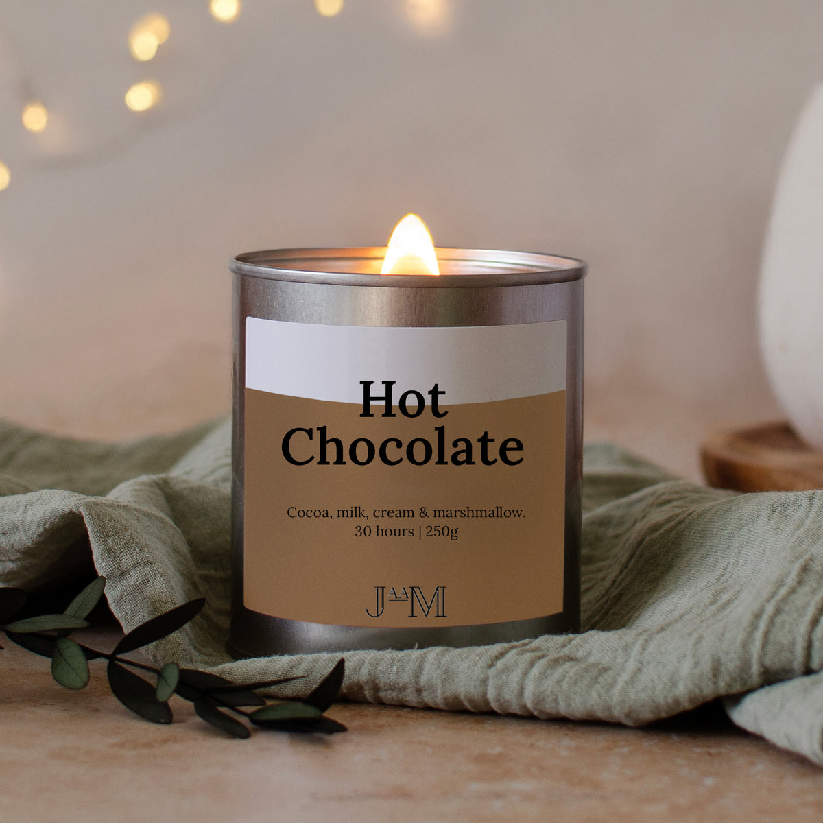 Hot Chocolate Wood Wick Candle - My Store