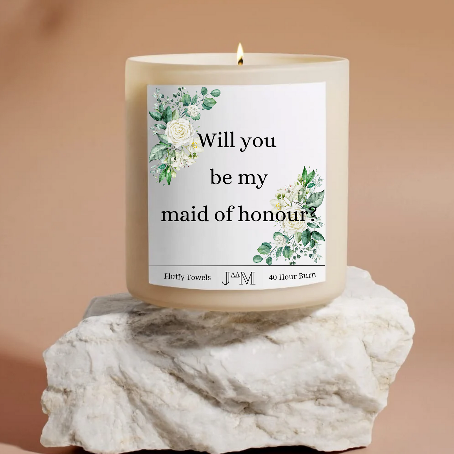 Will You Be My Maid Of Honour Candle Set