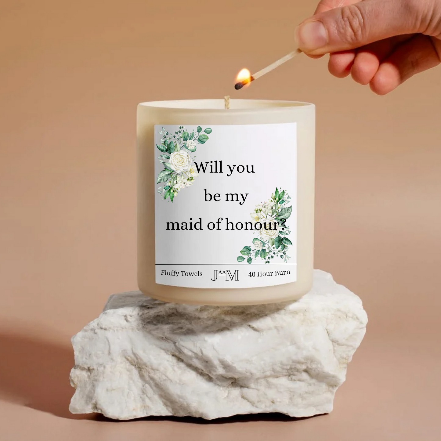Will You Be My Maid Of Honour Candle Set
