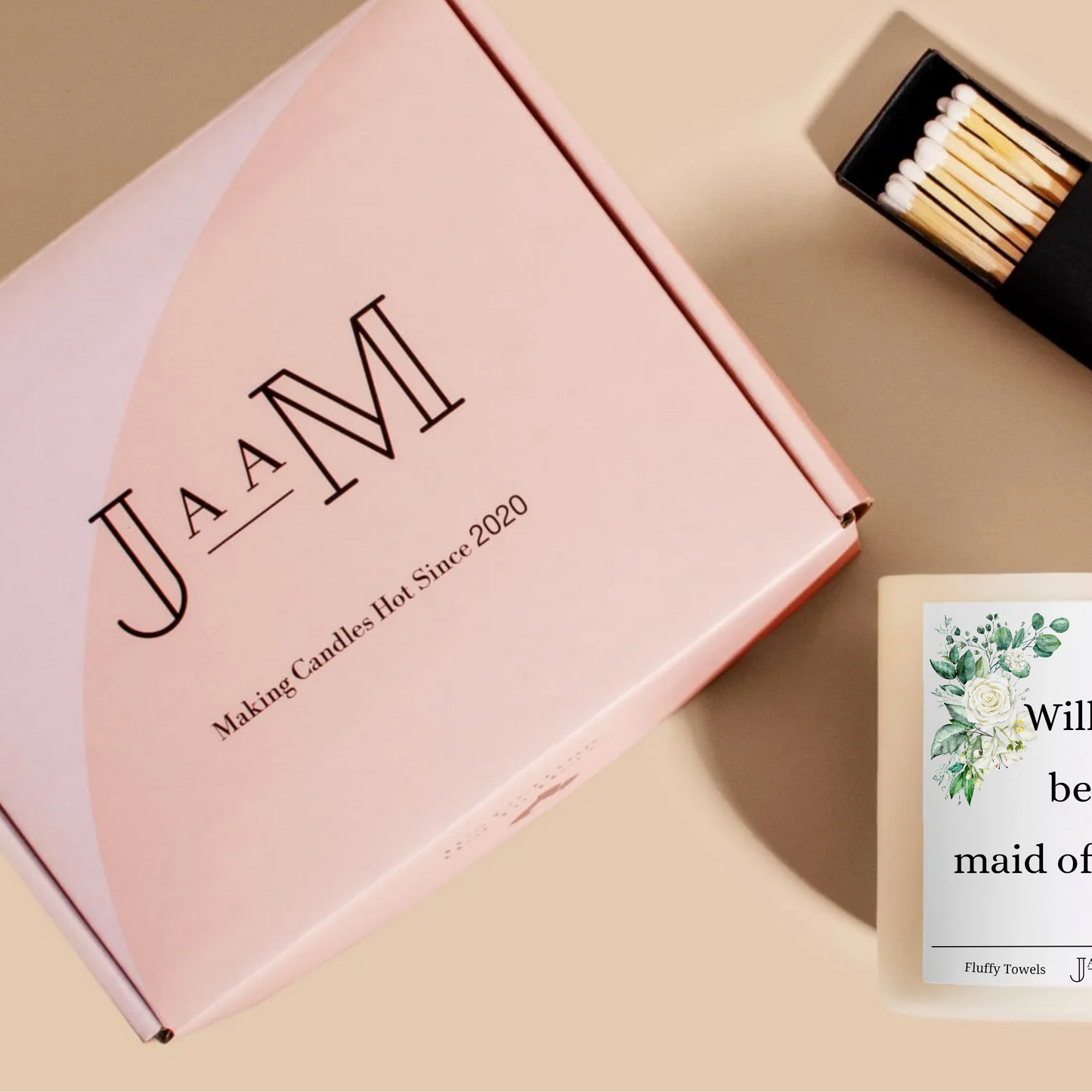 Will You Be My Maid Of Honour Candle Set